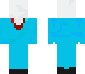 blue suit guy with no eyes