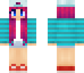 pink skater girl