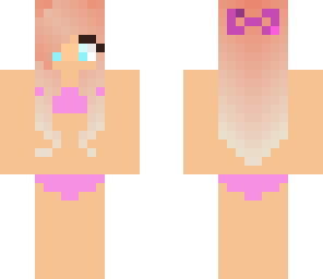 peachy pink bikini
