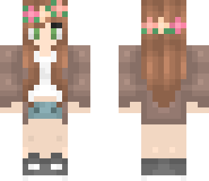 beautiful flower girl