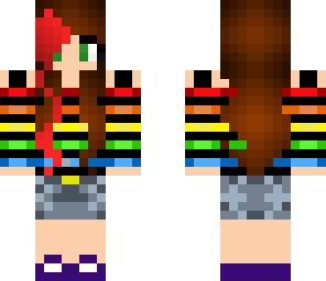 rainbow girl