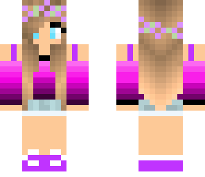 hot pink flower girl