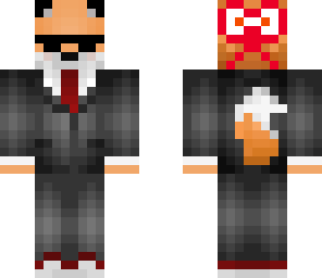 fox in suit with bow and shades