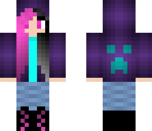 creeper hoodie girl
