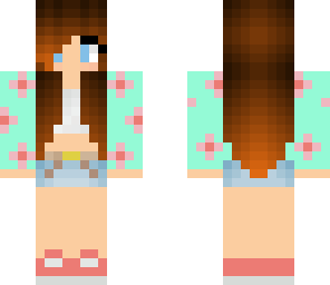 tea flower crown girl