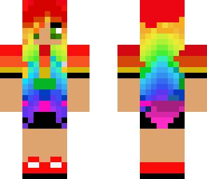 rainbow girl
