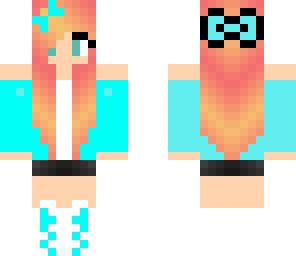 blue girl