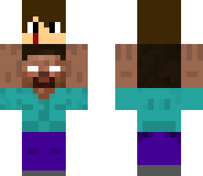 mini herobrine human head