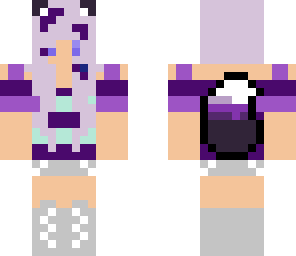 purple wolf girl