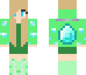 emerald and diamond girl
