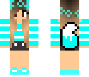 teal wolf girl