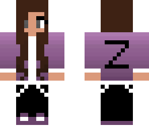 purple tomboy girl