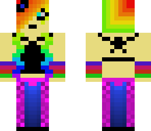 punk rainbow girl