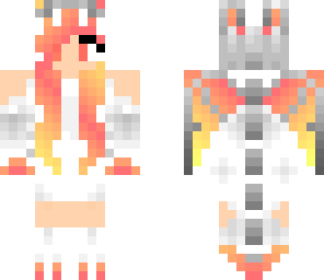cute fire dragon girl