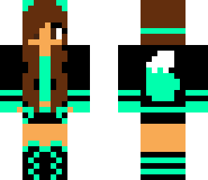 teal wolf girl