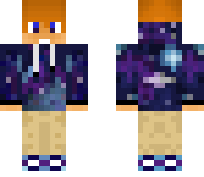 galaxy boy with fade hair and skin