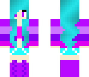 blue and purple