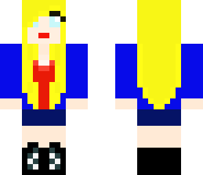edited blond girl