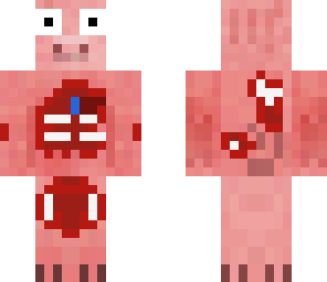 wounded pig