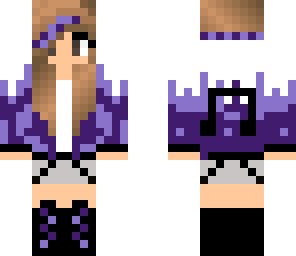 purple music girl
