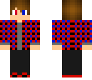 red and blue