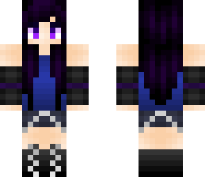 black purple girl