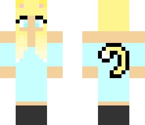 blonde cream cat girl