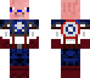 cool captain pig america