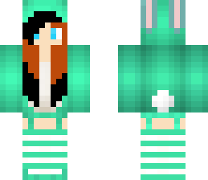 cute green bunny