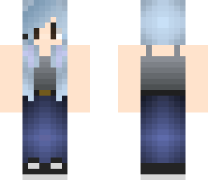 girl with high waisted jeans