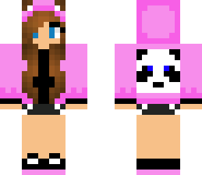 cute panda roze