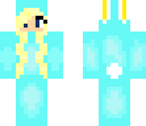 blue bunny girl