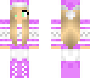 winter girl purple