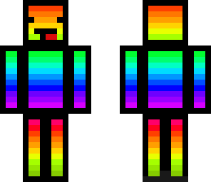 rainbow person