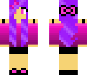 purple popular girl