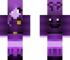 purple girl - purple man genderbent