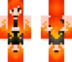 demon flame girl