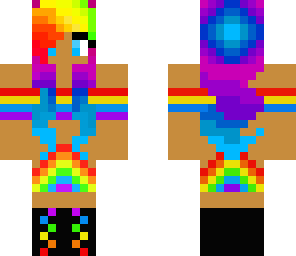 rainbow girl