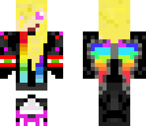 rainbow dragon girl