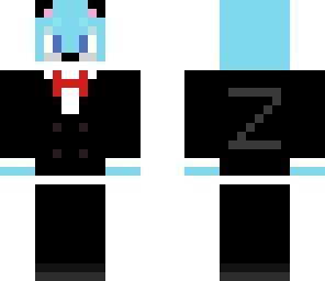 blue fox tuxedo