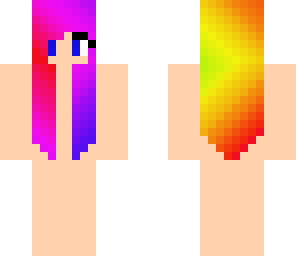 rainbow hair
