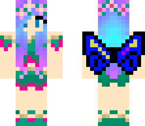edited butterfly girl
