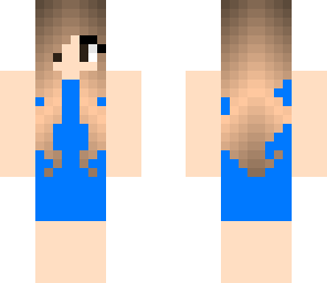 girl with blue dress