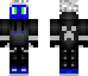 grey and black jacket with blue