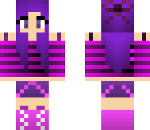 cute purple girl