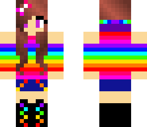 rainbow girl