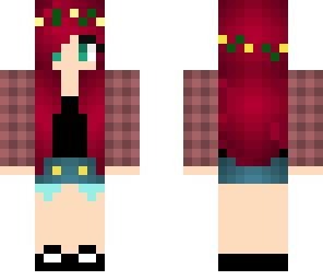 flower crown girl first skin
