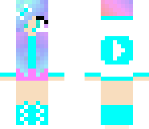 pretty blue youtuber
