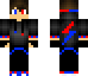 red and blue lightining boy