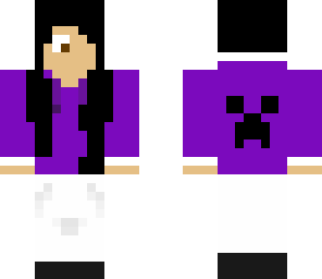 purple sweatshirt girl